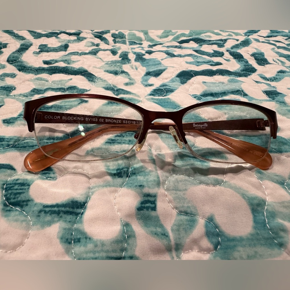 Betsey Johnson Bronze and Brown Women's Glasses